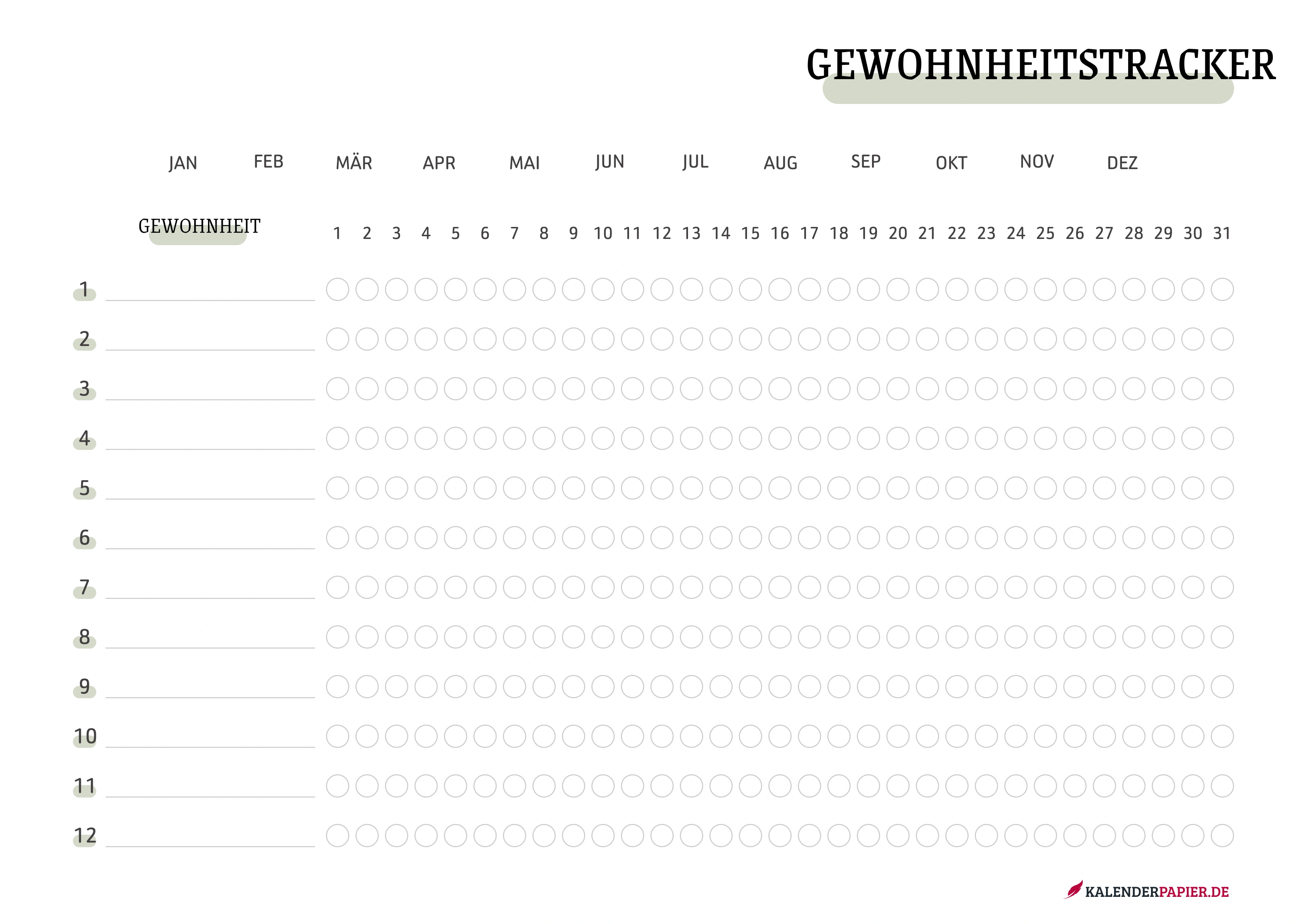 monatsplaner 2026 mit Mondphasen